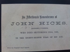 John Hicks - Card