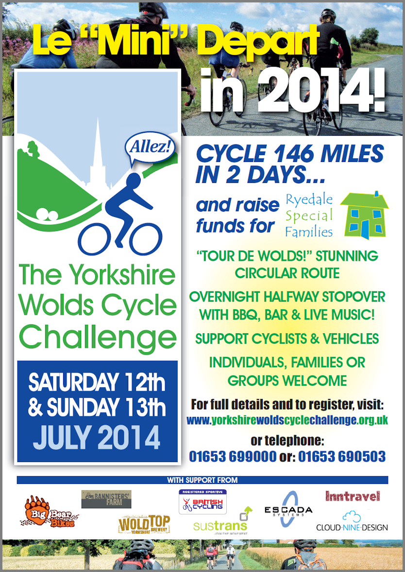 The Yorkshire Wolds Cycle Challenge Poster